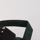 PRADA Backpack Nylon Green Silver Auth YKZ295-14