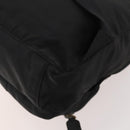 PRADA Backpack Nylon Black Silver Auth YKZ299-17