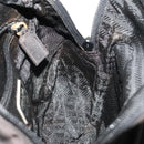 PRADA Backpack Nylon Black Silver Auth YKZ299-20