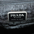 PRADA Backpack Nylon Black Silver Auth YKZ299-22