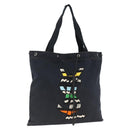 SAINT LAURENT Kahala Tote Bag Canvas Navy Auth YKZ306-1
