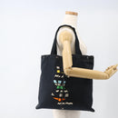 SAINT LAURENT Kahala Tote Bag Canvas Navy Auth YKZ306-22