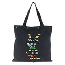 SAINT LAURENT Kahala Tote Bag Canvas Navy Auth YKZ306-13