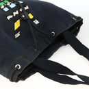 SAINT LAURENT Kahala Tote Bag Canvas Navy Auth YKZ306-6