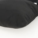 PRADA Shoulder Bag Nylon Black Silver Auth YKZ307-8
