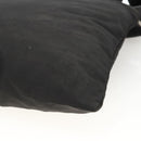 PRADA Shoulder Bag Nylon Black Silver Auth YKZ307-16