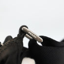 PRADA Shoulder Bag Nylon Black Silver Auth YKZ307-9