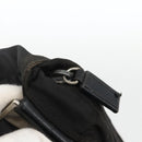 PRADA Shoulder Bag Nylon Black Silver Auth YKZ307-10