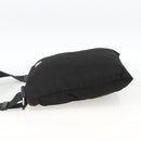 PRADA Shoulder Bag Nylon Black Silver Auth YKZ307-3
