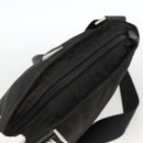 PRADA Shoulder Bag Nylon Black Silver Auth YKZ307-6