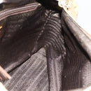PRADA Chain Shoulder Bag Nylon Green Gold Auth YKZ308-19