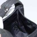PRADA Hand Pouch Bag Nylon Black Silver Auth YKZ309-20