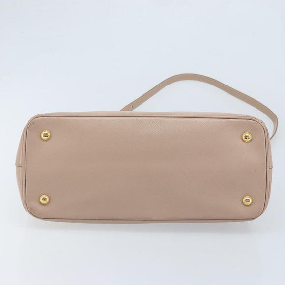 PRADA Galleria Hand Bag Safiano leather 2way Pink Gold Auth YKZ312