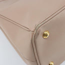PRADA Galleria Hand Bag Safiano leather 2way Pink Gold Auth YKZ312-16