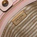 PRADA Galleria Hand Bag Safiano leather 2way Pink Gold Auth YKZ312-21