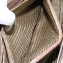 PRADA Galleria Hand Bag Safiano leather 2way Pink Gold Auth YKZ312-27
