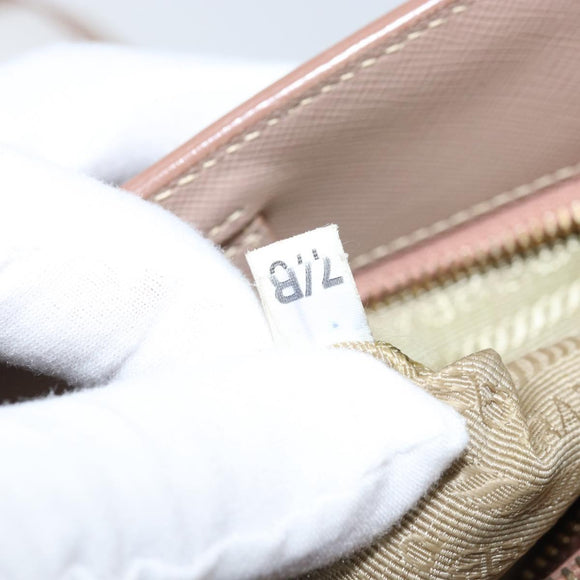 PRADA Galleria Hand Bag Safiano leather 2way Pink Gold Auth YKZ312