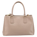 PRADA Galleria Hand Bag Safiano leather 2way Pink Gold Auth YKZ312-2