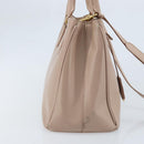 PRADA Galleria Hand Bag Safiano leather 2way Pink Gold Auth YKZ312-4