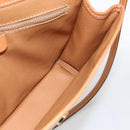 CELINE Macadam Canvas Shoulder Bag PVC Beige Gold Auth YKZ313A-20