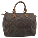 LOUIS VUITTON Monogram Speedy 30 Hand Bag M41526 LV Auth YKZ327-2
