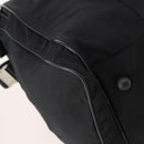 PRADA Boston Bag Nylon 2way Black Silver Auth YKZ331-17
