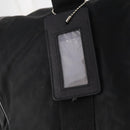 PRADA Boston Bag Nylon 2way Black Silver Auth YKZ331-20