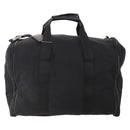 PRADA Boston Bag Nylon 2way Black Silver Auth YKZ331-2