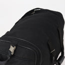 PRADA Boston Bag Nylon 2way Black Silver Auth YKZ331-6