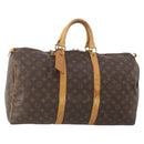LOUIS VUITTON Monogram Keepall 50 Boston Bag M41426 LV Auth YKZ336-1