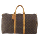 LOUIS VUITTON Monogram Keepall 50 Boston Bag M41426 LV Auth YKZ336-13