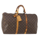 LOUIS VUITTON Monogram Keepall 50 Boston Bag M41426 LV Auth YKZ337-1
