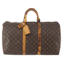 LOUIS VUITTON Monogram Keepall 50 Boston Bag M41426 LV Auth YKZ337-13