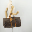 LOUIS VUITTON Monogram Keepall 50 Boston Bag M41426 LV Auth YKZ337-23