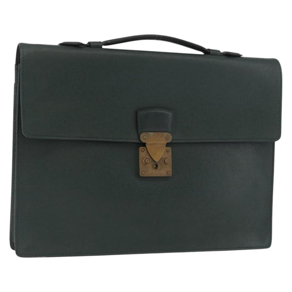 LOUIS VUITTON Taiga Serviette Kourad Business Bag Epicea T16786 LV Auth YKZ347