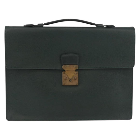 LOUIS VUITTON Taiga Serviette Kourad Business Bag Epicea T16786 LV Auth YKZ347