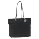 GUCCI GG Canvas Tote Bag Black Silver 139552 Auth YKZ351-1