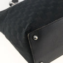 GUCCI GG Canvas Tote Bag Black Silver 139552 Auth YKZ351-9