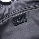 GUCCI GG Canvas Tote Bag Black Silver 139552 Auth YKZ351-17