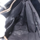 GUCCI GG Canvas Tote Bag Black Silver 139552 Auth YKZ351-19