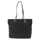 GUCCI GG Canvas Tote Bag Black Silver 139552 Auth YKZ351-13