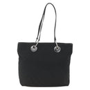 GUCCI GG Canvas Tote Bag Black Silver 139552 Auth YKZ351-2