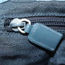 PRADA Backpack Nylon Blue Silver Auth YKZ354-26