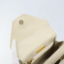 GIVENCHY Hand Bag Leather Beige Gold Auth YKZ357-11