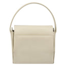 GIVENCHY Hand Bag Leather Beige Gold Auth YKZ357-2