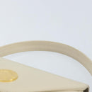 GIVENCHY Hand Bag Leather Beige Gold Auth YKZ357-8