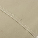 PRADA Hand Bag Canvas Beige Silver Auth YKZ359-9