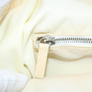 PRADA Hand Bag Canvas Beige Silver Auth YKZ359-22