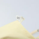 PRADA Hand Bag Canvas Beige Silver Auth YKZ359-12