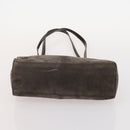 Salvatore Ferragamo Gucci Burberrys Nova Check Bag Suede 4 Set Black Auth YKZ362-24